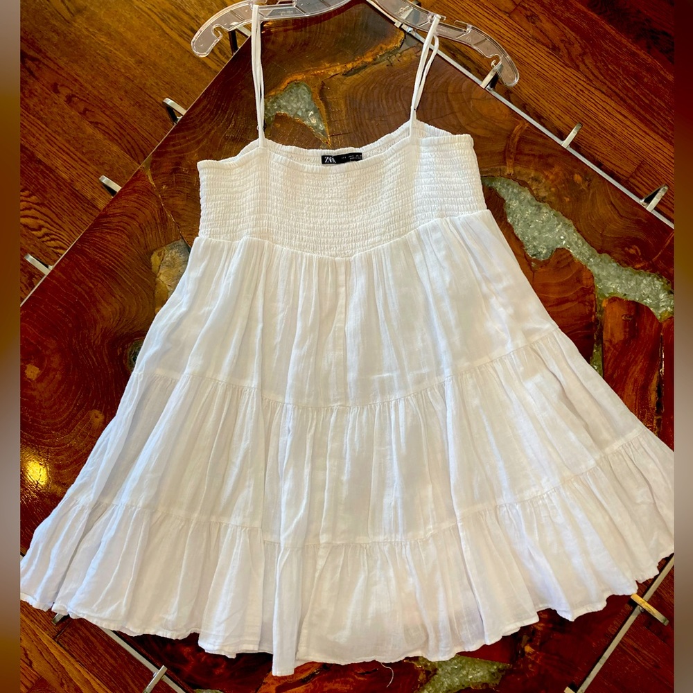 White Zara dress